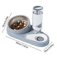 thumbnail image 2 of Bols d'Alimentation Polyvalents pour Animaux de Compagnie pour Chats et Chiens, Intérieur/extérieur, Gamelle pour Nourriture et Eau, Conception Facile à Nettoyer, 2 of 3