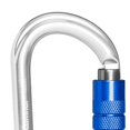 thumbnail image 3 of 25KN Screw Lock Carabiner Rock Climbing Outdoor Mountaineering Rappel - Auto, 110x61mm, 3 of 8