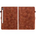 thumbnail image 2 of Tablet Case for FOXDOCK Samsung Galaxy Tab S10 Plus – Premium PU Leather Cover with Lily Embossed Design, Card Slots, 2 of 6
