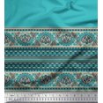 thumbnail image 2 of Soimoi Poly Georgette Fabric Dot & Swirl Panel Print Fabric by The Yard 42 Inch Wide, 2 of 3
