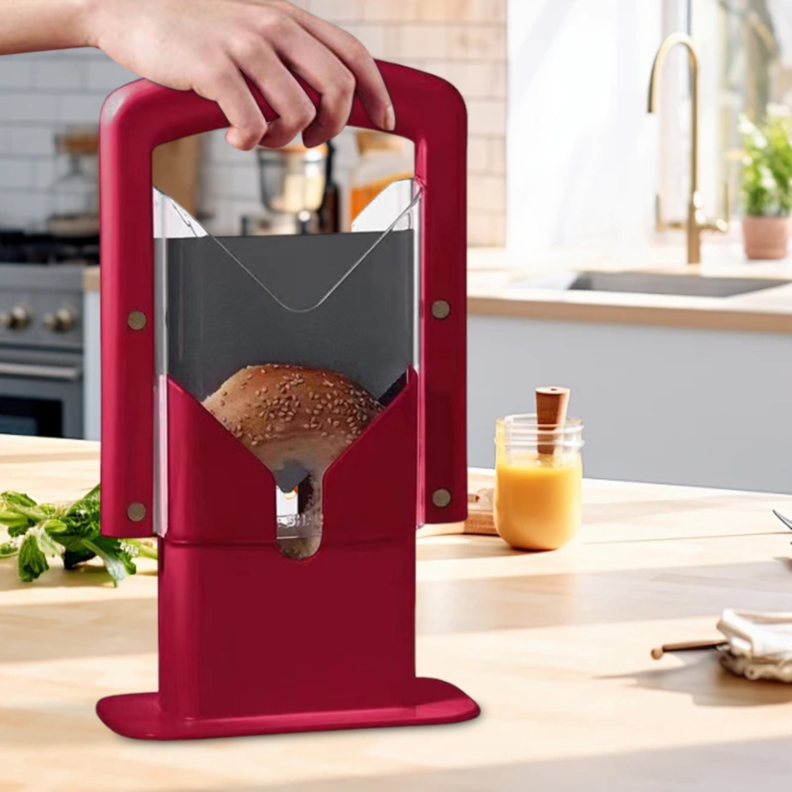 Portable Removable Bread Bagel Slicers Bagel Cutter Every Toaster