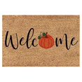 thumbnail image 2 of yulier Door Mat Fall Decor Pumpkins Pattern Doormat Welcome Mat for Front Door, Thanksgiving Halloween Decorations, 16 x 24 In, 2 of 4