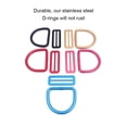 thumbnail image 4 of VONKY Diving D-Ring Adjust Slide Weight Belt Keeper Underwater Webbing Backpack Buckle Smooth Surface Water Sports Red, 4 of 7