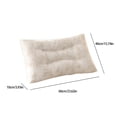 thumbnail image 3 of HOARBOEG Super Soft Cotton Pillow Neck Protection Pillow Flower Print Pillow 23.6X15.7 In, 3 of 7