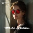 thumbnail image 2 of Goiteia Lunettes Anti-Lumière Rouge et Bleue pour Bloquer le Sommeil, Lumière Bleue et Verte, Lunettes Teintées Rouges pour Soulager la Fatigue Oculaire et Améliorer le Sommeil, Charnières à Ressort pour un Confort Supérieur, 2 of 7