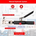 thumbnail image 2 of BeesClover 33 PCS Hydraulic Flaring Tool Kit, 45° Universal Flare Tool with Tube Cutter, Deburrer, 3/16" & 1/2" Transmission Line Dies & Brake Line Flaring Tool Kit, 2 of 8