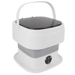 Portable Mini Foldable Washer, 40W Portable Washing Machine, Mini Washer, 10L Large Capacity Foldable, Underwear Washer Machine for Dorm Hotel Travel