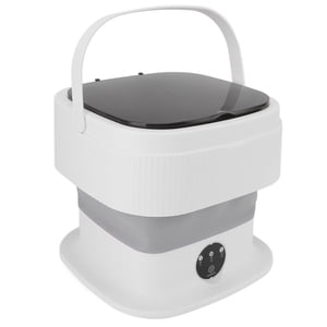 Laveuse portable, 40W 10L IPX4 imperméable Mini laveuse les vêtements pliables pour la maison Dorm Travel Apartment, petite laverie pour sous-vêtements, chaussettes, vêtements de bébé