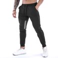 thumbnail image 4 of FAIWAD Men's Slim Sweatpants Elastic High Waist Drawstring Workout Athletic Pants with Pockets, 4 of 7
