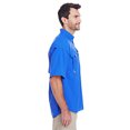 thumbnail image 3 of PFG Bahama II Short Sleeve Shirt, L, Vivid Blue, 3 of 3
