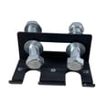 thumbnail image 2 of DYNWAVECA Support de Barre pour Squat Rack Support Vertical Fixation Double Cintre de Barre Noir, 2 of 10
