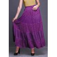 thumbnail image 2 of Bimba Jupes Maxi Imprimées Femmes Style Bohème Gitane Longue Jupe en Coton, 2 of 5