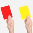 thumbnail image 2 of 1 Paire d'Arbitres de Soccer Soccer Outil d'Arbitrage Carton Rouge et Carton Jaune Jeu de Soccer, 2 of 9