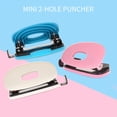 thumbnail image 3 of KW-triO Portable 2 Hole Punch Handheld Metal Hole Puncher 10 Sheet Capacity 6mm Aperture Paper, 3 of 8
