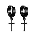 thumbnail image 3 of Ensemble de 6 Boucles d'Oreilles Punk Mode en Acier Inoxydable pour Hommes, 3 of 9