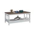 thumbnail image 3 of Convenience Concepts Omega Table Basse en Blanc et Fini Bois Brun Bois Flotté, 3 of 5