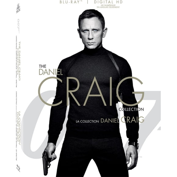 007 La Collection Daniel Craig : Casino Royale (2006) / 007 Quantum / 007 Skyfall / 007 Spectre (Blu-ray + HD Numérique) (Bilingue)