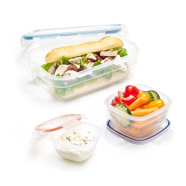 Starfrit LocknLock Easy Match 6-Piece Lunch Set, Plastic Food Containers with Lids