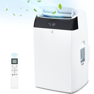Portable Air Conditioner 3 in 1, 14000 BTU(ASHRAE) with Remote Cool & Dual Motors & Auto Swing, 10200 BTU (SACC), Dehumidifier & Fan Modes For Home Up To 750 Sq.Ft