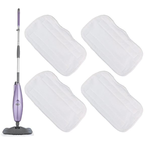 APPIE 4Pcs Replacement Microfiber Cleaning Pads Compatible with Euro Pro Shark Steam Mop XT3010, S3111, S1001, SP100K, S3250, S3251, S3202, SE200, SP100Q