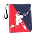 thumbnail image 3 of relayinert Collector Storage Album 3 Rings Card Albums Protectors Holder for Game Card White Red Blue 24.5x18x4.5cm, 3 of 6