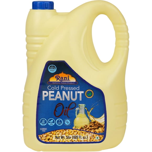 Rani Peanut Oil 169 Ounce (5 Liter) Cold Pressed | 100% Natural | NON-GMO | Kosher | Vegan | Gluten Free