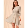 thumbnail image 3 of INSPIRE CHIC Robe Fleurie pour Femme Manches Froncées Robes Smockées, 3 of 6