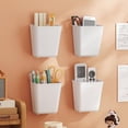 thumbnail image 4 of XIPYYKM 1 Piece Kitchen Cabinet Door Storage Box, Self Adhesive Wall Mounted Storage Box, Wardrobe/Bathroom/Refrigerator Small Items Organizer, 4 of 5