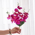 thumbnail image 4 of Avdolw Simulation Flower Orchid Fake Flower Arrangement for Home Living Room Wedding Party Decorations, 4 of 6