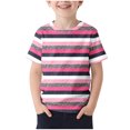 thumbnail image 1 of Économies d'Été! SROBPTY Garçons Filles T-Shirts à Manches Courtes Hauts, T-Shirt d'Été Imprimé de Sport Récréatif à Manches Courtes à Col Rond pour Enfants Rouge, 4-5 Ans, 1 of 4