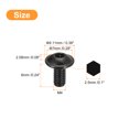 thumbnail image 2 of Unique Bargains Flanged Button Head Socket Cap Screws, 100 Pack M4x6mm 304 Stainless Steel Bolts, 2 of 5