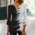 thumbnail image 2 of IROINID Chemises Grande Taille Réduites pour Femmes Col Rond Manches Longues Quotidiennes Trompette Unie Boutonnée Basique Corset Froncé Tunique Hauts Plissés T-shirts Blouses, Blanc, 2 of 5