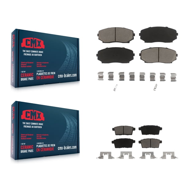 CMX Front Rear Ceramic Brake Pads Kit for Car Mazda Ford Edge CX-7 CX-9 Lincoln MKX KCX-100191