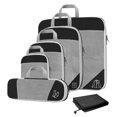 thumbnail image 1 of jifeng 1Set Compression Packing Cubes Luggage Organizer Travel Keeping Organized Black Black 6Pcs, 1 of 6