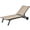 Brown, variant on Goplus Outdoor Lounge Chair Chaise Reclining Aluminum Fabric Adjustable Gray