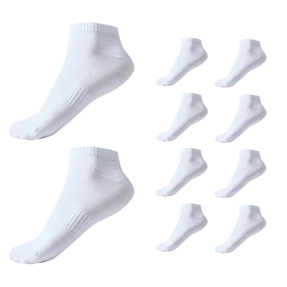 GDREDA Thermal Socks 10pcs Short Socks Solid Color Design Lace Socks Socks Pack for Women Ladies Copper Socks Womens Tube Socks Men Running Socks Men Socks Cool Socks Women Loose Socks for Women