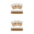 thumbnail image 2 of fastboy 20 Pieces Carburetor Fuel Nozzle Aluminum Alloy Wear-resistant Small Main Jets Set High Density Slow Pilot Jets 2Set, 2 of 6