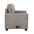 thumbnail image 3 of Primo Honor 73 in. Convertible Full Sleeper Sofa with USB Ports, Pull-Out Bed, Cushioned Seating, Modern Design – Durable Frame, Easy Conversion, 3 of 10