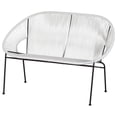 thumbnail image 4 of Acapulco Bench, Black Frame, outdoor bench., 4 of 5