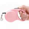 thumbnail image 3 of Laisses Rétractables 5M Chien Extension Réglable Automatique en Nylon Chiens Laisse Corde pour Chiot Chats Laisse Marche Accessoires pour Animaux de Compagnie Rose, 3 of 8