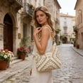 thumbnail image 4 of Shoulder Bag | Tote Bag | Large Capacity Crossbody Bag for Women | Everyday Commuting & Travel | Spacious Storage for Phone Wallet Cosmetics | Lightweight Durable Polyester Fabric, 4 of 6