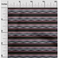 thumbnail image 1 of oneOone Silk Tabby Fabric Stripe & Diamond Geometric Printed Craft Fabric BTY 42 Inches Wide, 1 of 4