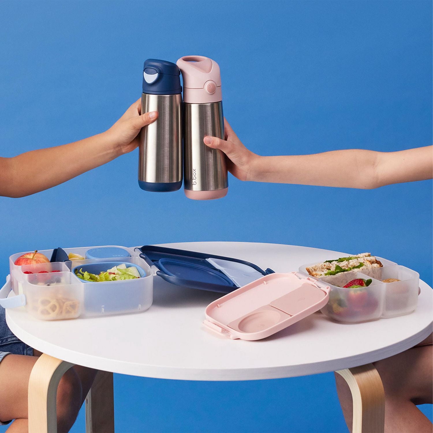 b.box - 16.9 oz Insulated Water Bottle: Keeps Drinks Cold up to 15 Hours, Warm up to 8 Hours. Triple Wall Stainless Steel Kids Water Bottle. Dishwasher Safe
