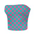 thumbnail image 4 of Haut Tube pour Femmes, Haut Sans Manches et Sans Bretelles en Polyester Uni avec Bande Élastique, Longueur Régulière, Vert Militaire, Tenue Estivale Décontractée, 4 of 5