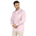 thumbnail image 4 of Bestman Solid Formal Button Down Shirt For Men Long Sleeve With Patch Pocket Business Wear, 4 of 7