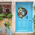 thumbnail image 4 of Easter Wreath Door Hanging Decoration with Cross  Bouquet Garland for Front Door Decor  Simulation Plant Flower Link Day Decorations Grape Vines Wreath, 4 of 7