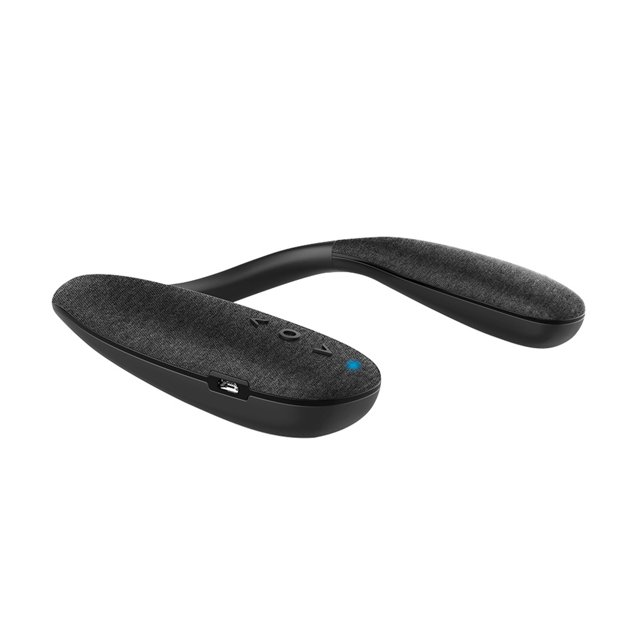 Wireless Speaker Deep Bass Stereo Sound Deep Bass Audio Hanging Neck Bluetooth-compatible Speaker, Black