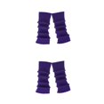 thumbnail image 3 of Shengyu 2pack/lot 90s leg warmer Warmth All Keep Fashinable 2pieces Colorful And For All Trendy Occasions Texture Match Deep Purple 1 2Set, 3 of 6