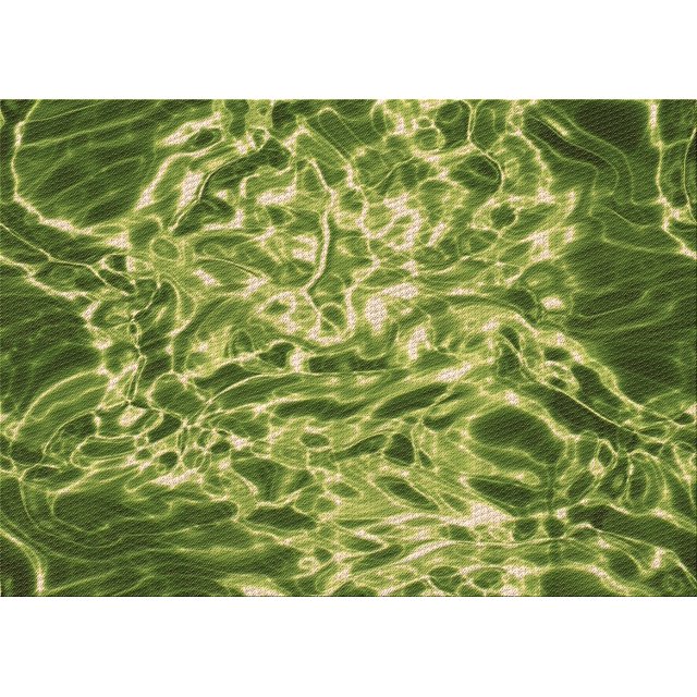 Ahgly Tapis Rectangulaire Lavable en Machine Vert Transitionnel, 2 Pieds x 4 Pieds
