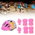 thumbnail image 1 of Équipement de Protection pour Enfants, Casque de Protection Complet pour Enfants Absorption des Chocs Réduction des Blessures pour Patinage Rose Coloré Enfants, 1 of 8